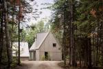 숲속 오두막집을 소박한 미니멀 스타일로 풀어낸 전원주택! 원목 인테리어로 꾸민 단독주택